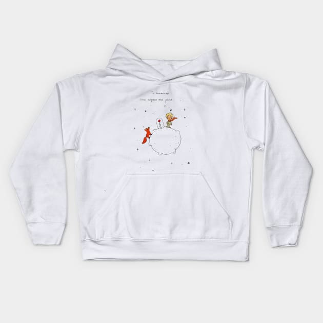 My little prince drawing Kids Hoodie by Le petit fennec